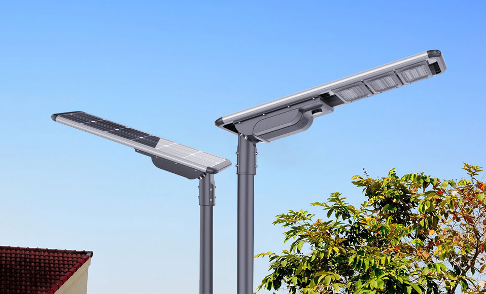 Luz de calle solar LED