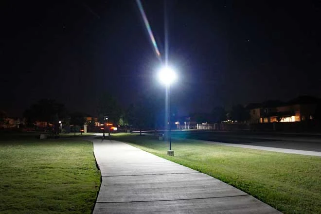 Lámpara de calle solar para el jardín